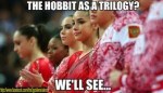 Skeptical Gymnast meme